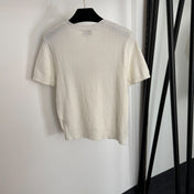 MIUMIU SHORT-SLEEVE KNIT TOP STYLE 421