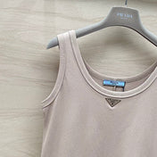 PRADA 26S SLEEVELESS CREW NECK DRESS 653
