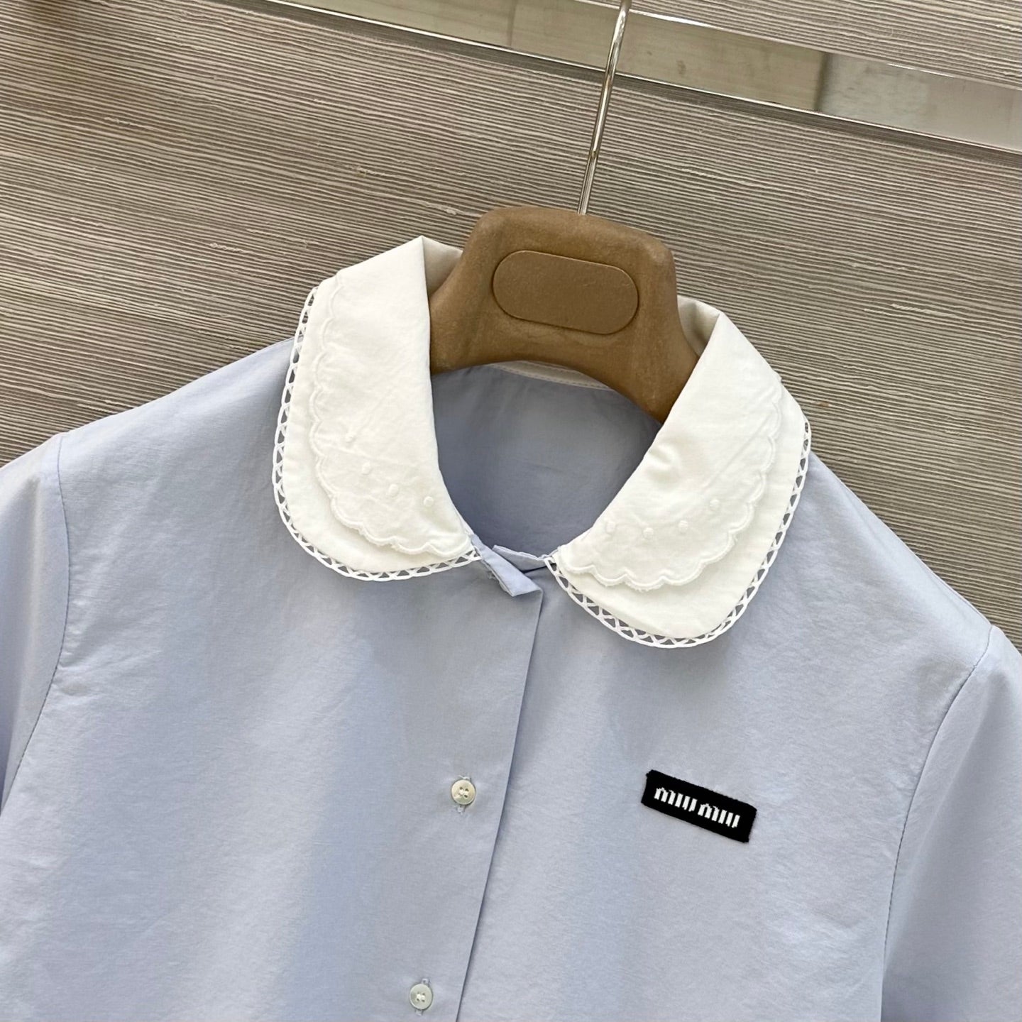 MIUMIU 26S SHORT-SLEEVE SHIRT STYLE 1112