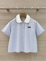 MIUMIU 26S SHORT-SLEEVE SHIRT STYLE 1112