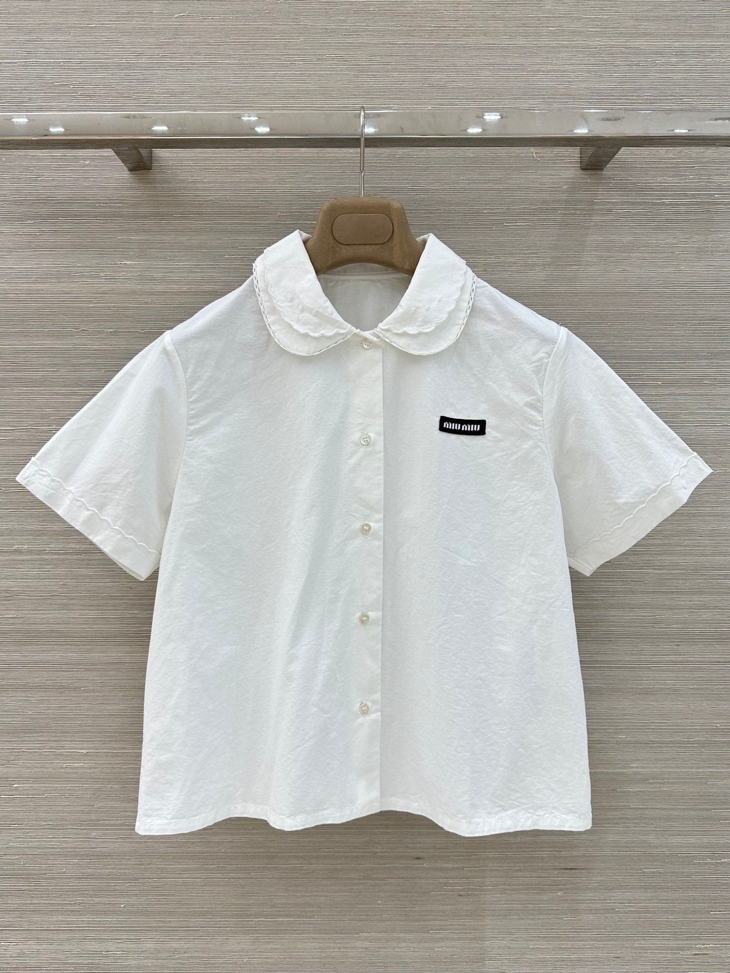 MIUMIU 26S SHORT-SLEEVE SHIRT STYLE 1113