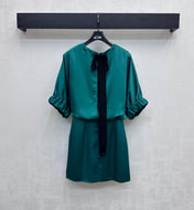 MAXMA 25S SHORT SLEEVE DRESS WITH BOW 264552