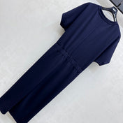 CELINE SHORT SLEEVE LONG DRESS 274432