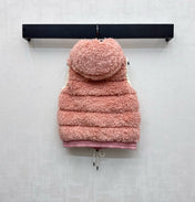 MONCLER 25S DOWN VEST IN PINK 106