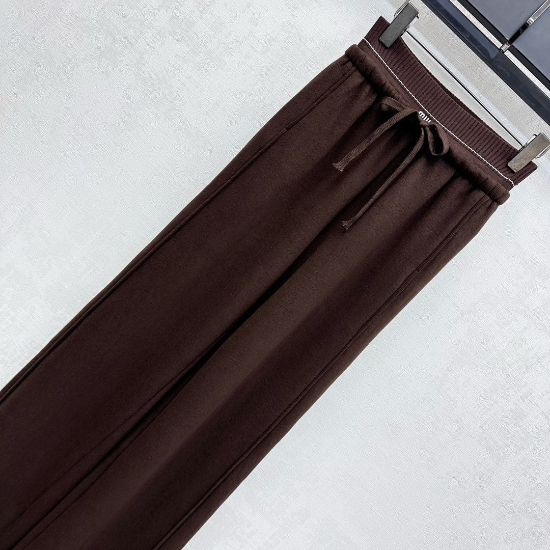 MIUMIU WIDE LEG PANTS STYLE 435