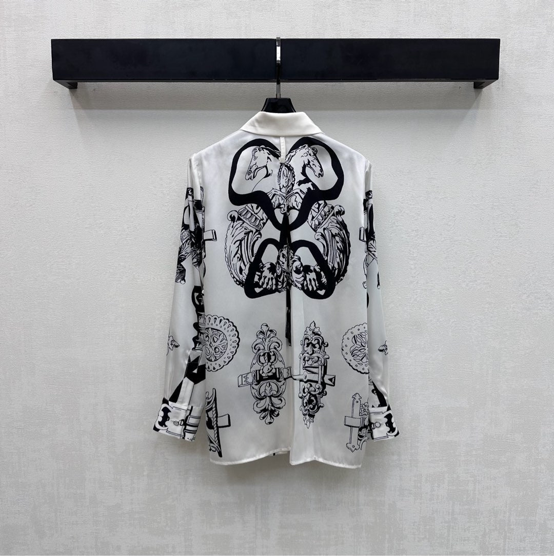 HERMES 26S LONG SLEEVED SHIRT 491