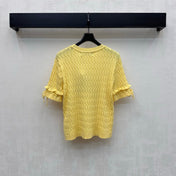GUCCI 26S SHORT SLEEVE KNIT TOP 355