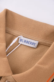 Burberry 25 Polo T- Shirt Caramel Cotton 232684