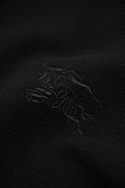 Burberry 25 Polo T- Shirt Black Cotton 232686