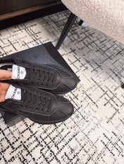 CLASSIC SNEAKERS IN BLACK SHEEPSKIN