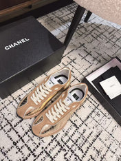CLASSIC SNEAKERS IN PERU BROWN SHEEPSKIN AND SUEDE