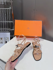 JUNE SANDAL BEIGE CALFSKIN