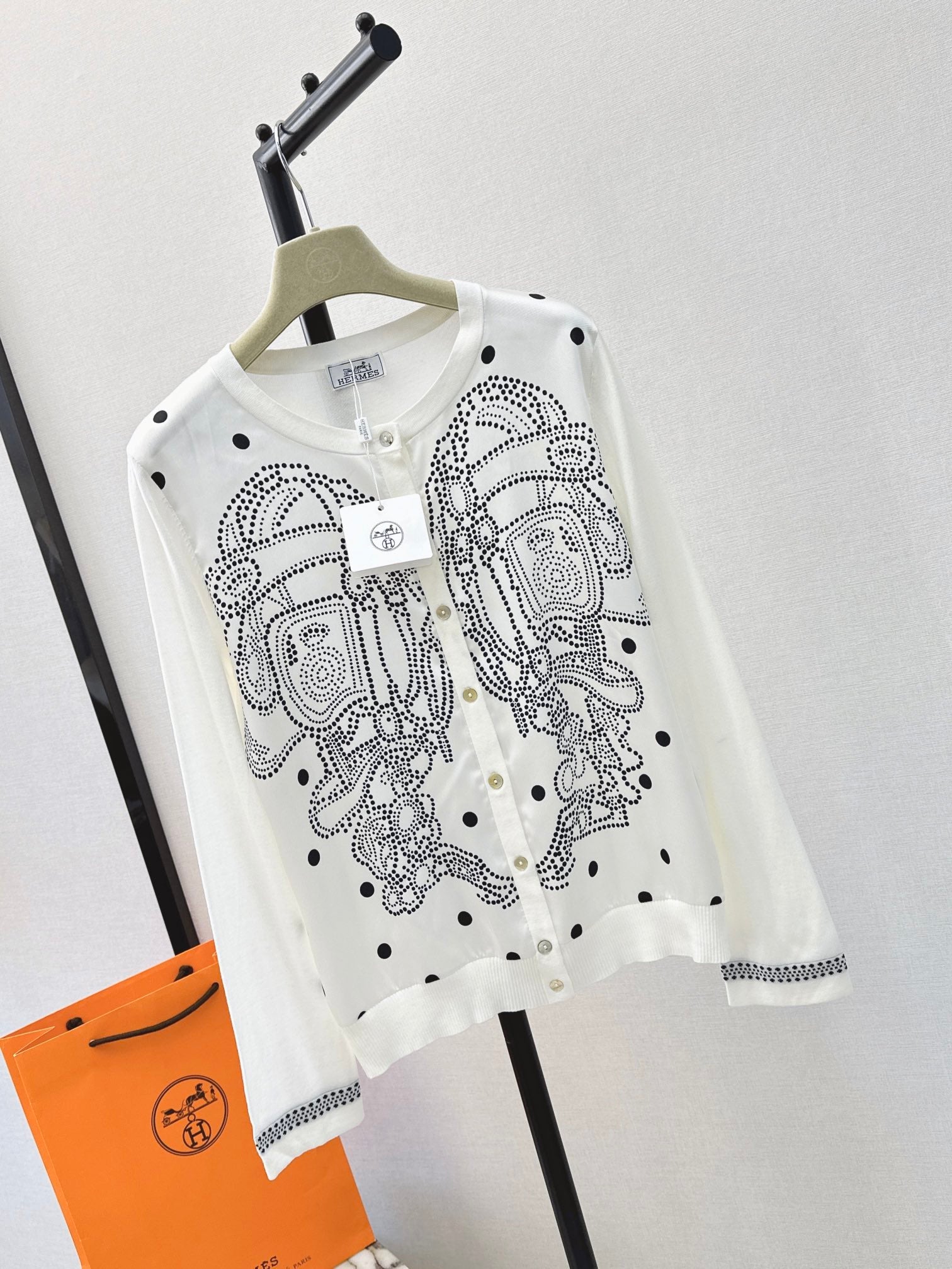 HERMES 26S KNIT CARDIGAN 502