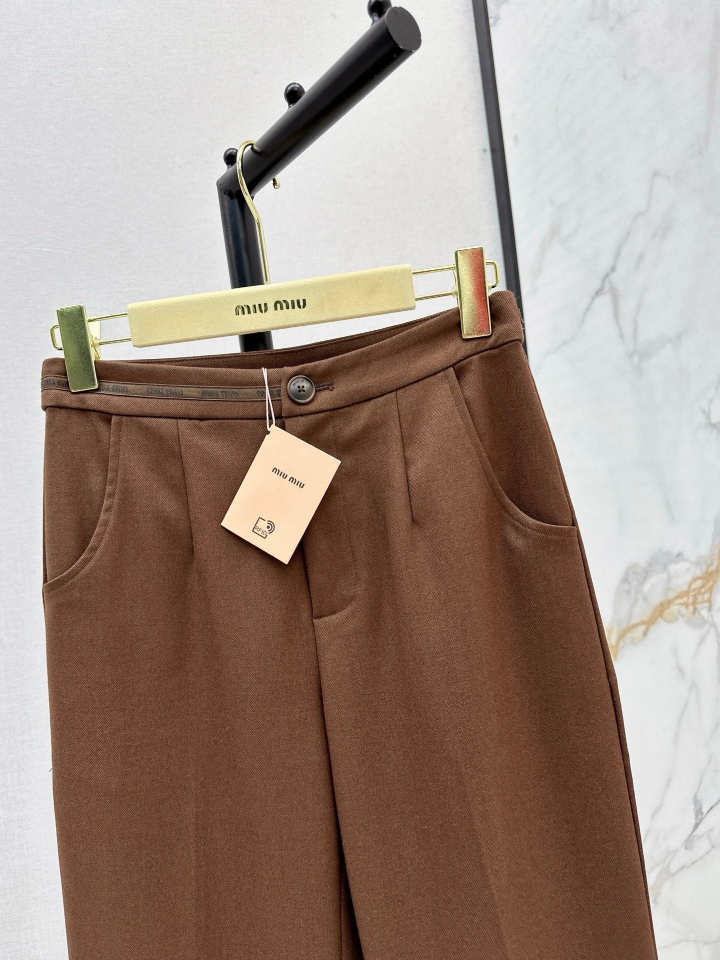 MIUMIU 26S WIDE LEG PANTS 954