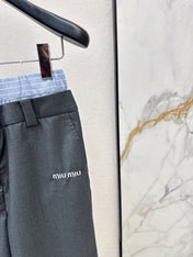 MIUMIU 26S STRAIGHT LEG PANTS 976