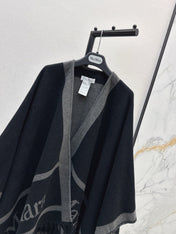 MAX MARA 25S JACQUARD CAPE COAT 007