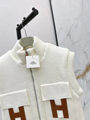 HERMES 25S SLEEVELESS KNIT VEST 235