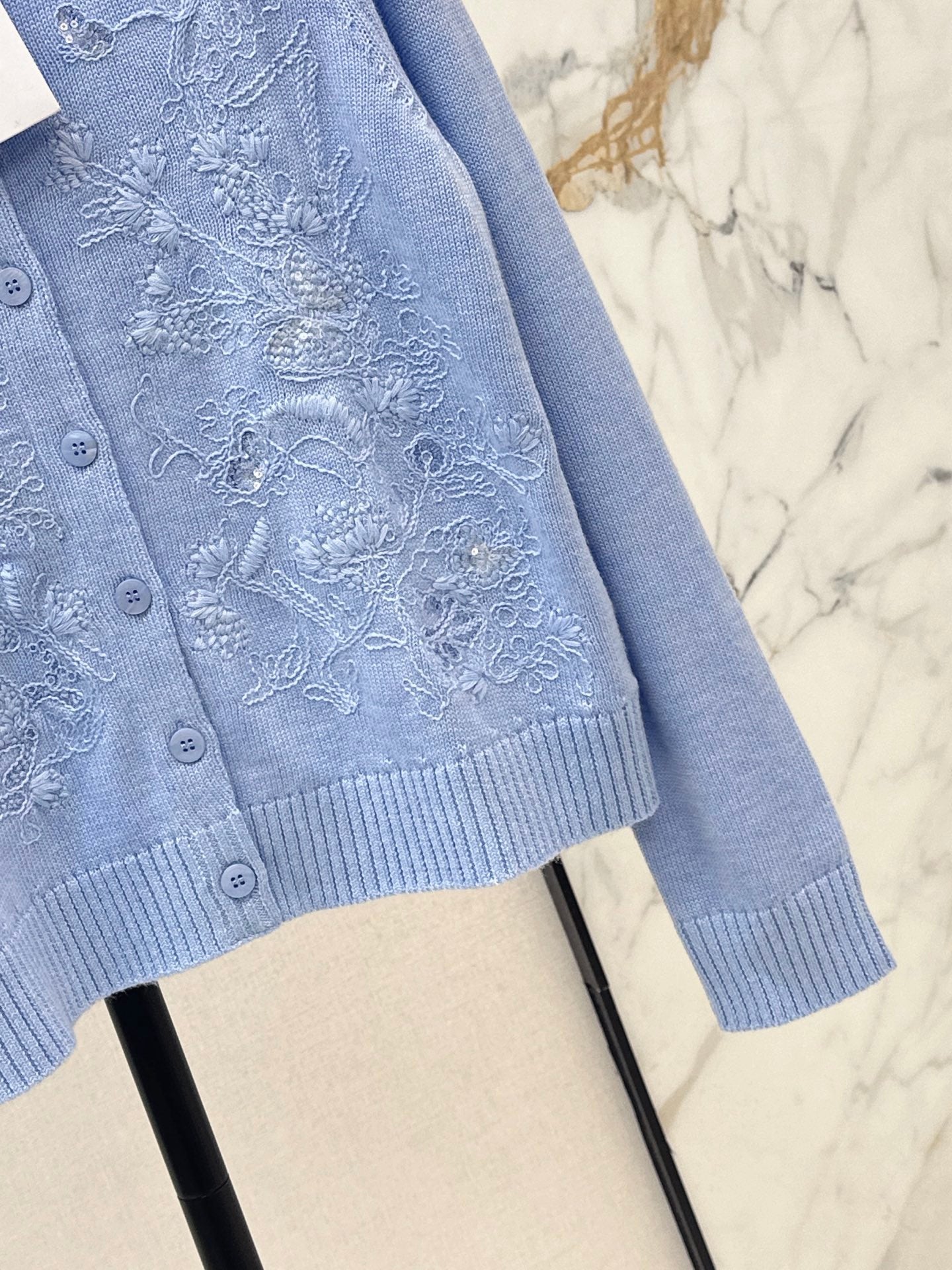 DIOR 25S ROUND-NECK CARDIGAN 540