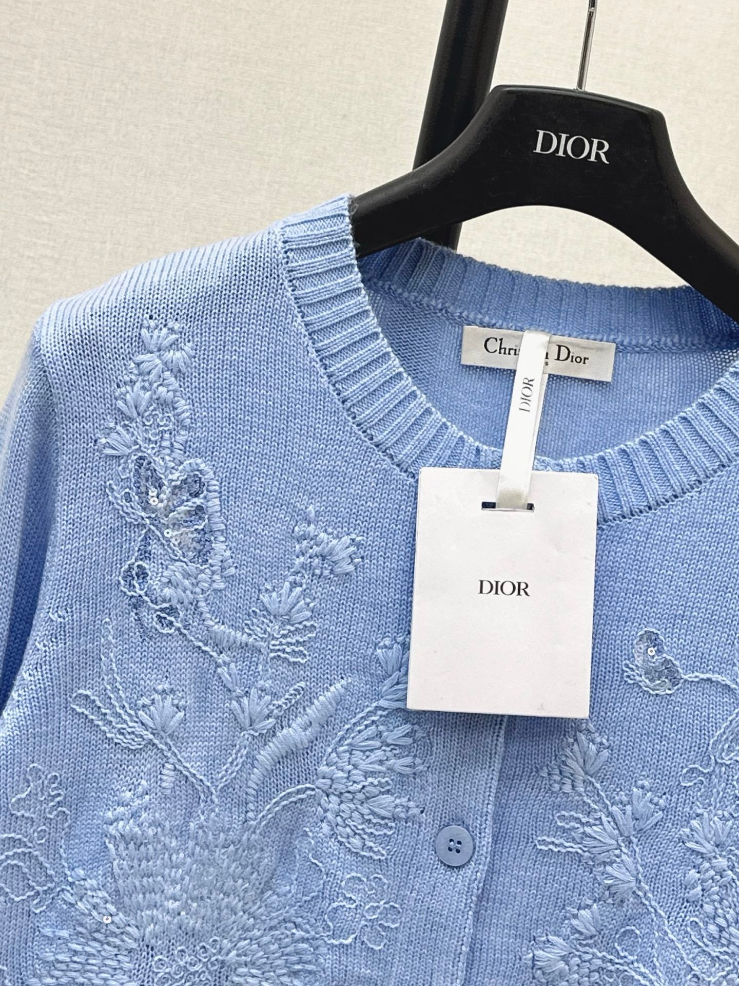 DIOR 25S ROUND-NECK CARDIGAN 540