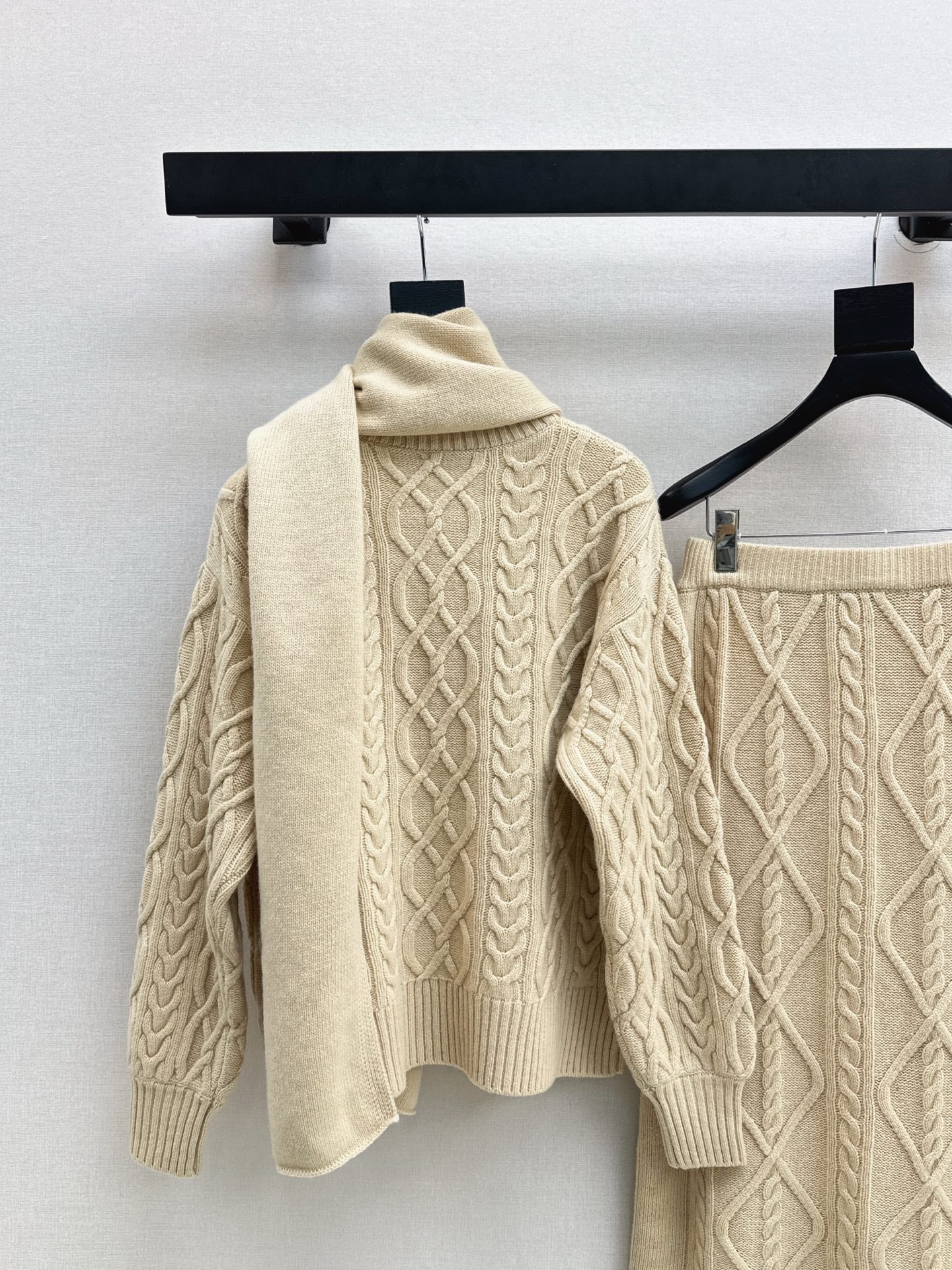 MAX MARA 25S KNIT SKIRT SET 091