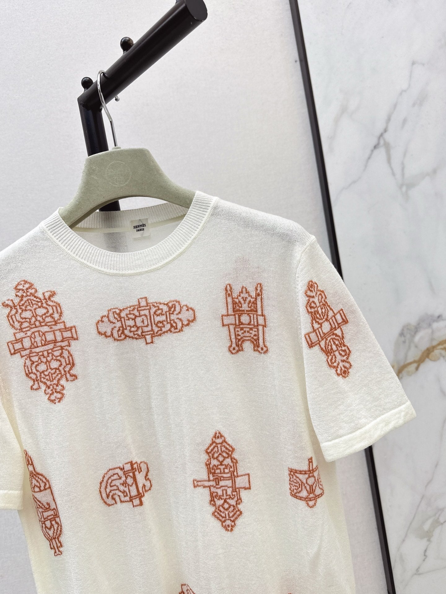 HERMES 25S CREW NECK T-SHIRT 422