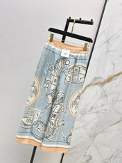 HERMES 25S WIDE‑LEG STRAIGHT PANTS 425