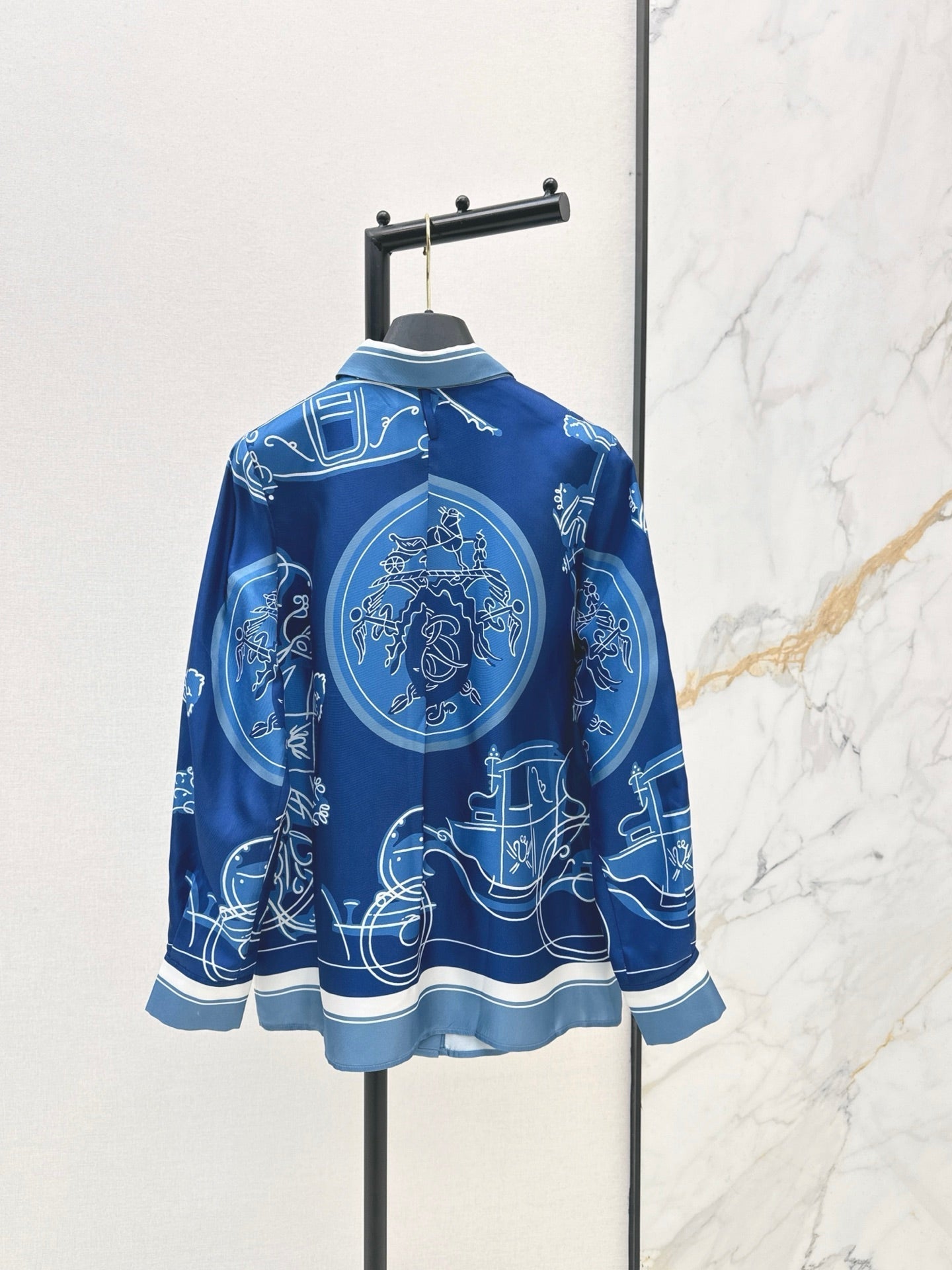 HERMES 25S SILK SHIRT 426