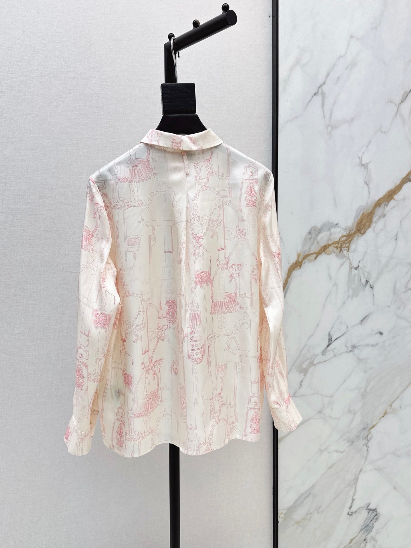 HERMES 26S PRINTED SILK SET 775