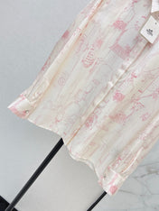 HERMES 26S PRINTED SILK SET 775