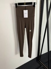 CELINE 26S HIGH-WAISTED STRETCH LEGGINGS STYLE 28
