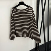 CELINE 25S SWEATER AND WIDE-LEG PANTS SET 0111