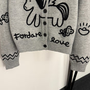 HERMES 25S KNITTED CARDIGAN JACKET 469