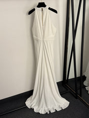 DIOR 26S PLEATED HALTER-NECK BLAZER DRESS 898