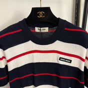 MIUMIU 26S SHORT SLEEVE KNIT SWEATER 1026