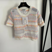 CHANEL 26S SHORT-SLEEVE SWEATER 1005