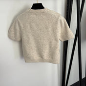 MIUMIU 26S SHORT SLEEVE KNIT TOP 1009