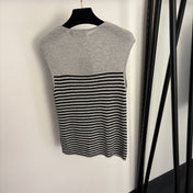 LORO PIANA 26S SLEEVELESS KNIT T-SHIRT 648