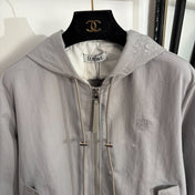 LOEWE 26S HOODED LONG JACKET 438