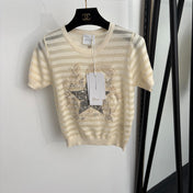 DIOR 26S SHORT-SLEEVE KNIT TOP 1352