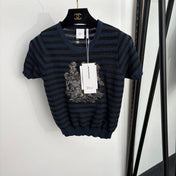 DIOR 26S SHORT-SLEEVE KNIT TOP 1353