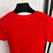 CHANEL 26S SHORT-SLEEVE KNIT TOP 1486
