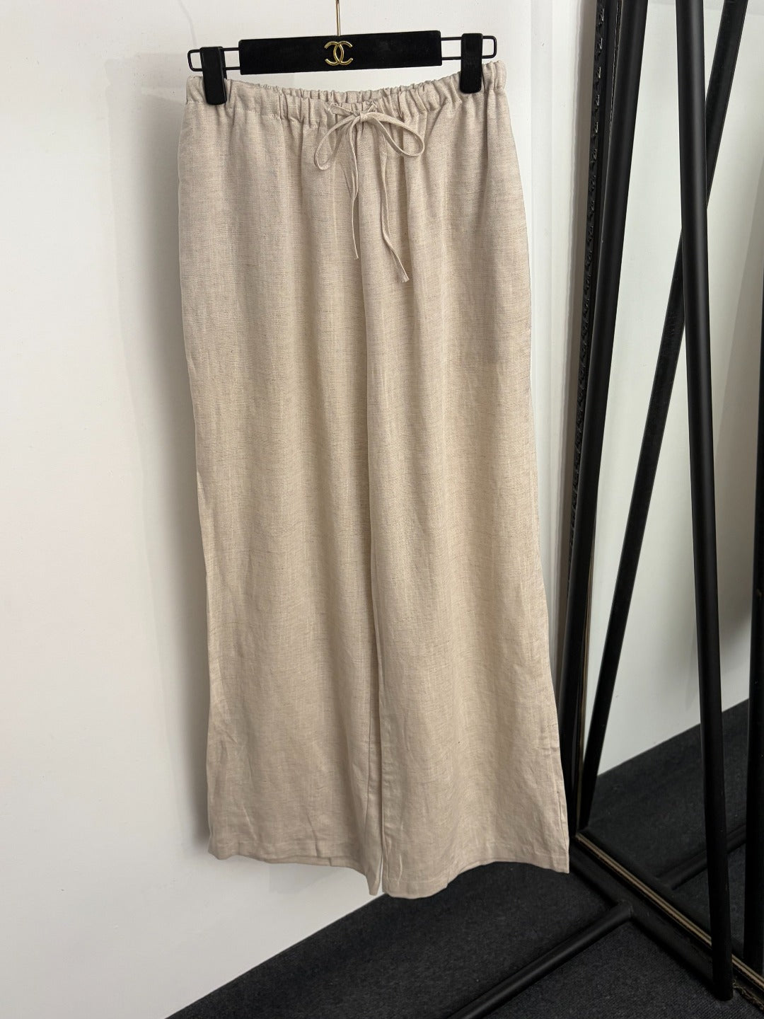 LORO PIANA 26S SHORT-SLEEVE LINEN PANTS SET 997