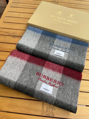 SCARF 180 CM IN GARNET RED MIX BLACK CASHMERE 410319