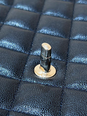 25S CHANEL CLASSIC JUMBO BAG 38 IN BLACK LAMBSKIN