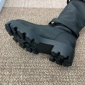 DIOR 25S D-MAJOR BOOT 35MM IN BLACK CALFSKIN