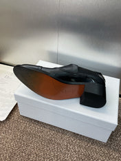 DIOR 25S DANDY DERBY SHOE 35MM IN BLACK BRUSHED CALFSKIN