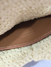 ENVELOPE CLUTCH 29 IN BEIGE RAFFIA