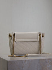 MINI NOLITA BAG 18 IN WHITE LAMBSKIN COPPER HARDWARE