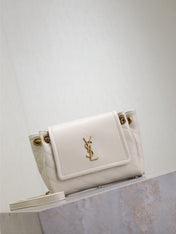 MINI NOLITA BAG 18 IN WHITE LAMBSKIN COPPER HARDWARE