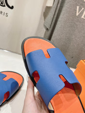 IZMIR SANDAL LIGHT ORANGE MIX LAPIS LAMBSKIN